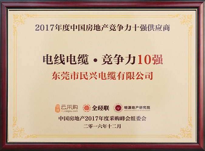 2017年度中国房地产竞争力十强供应商副本.jpg